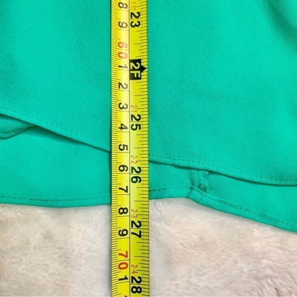 Alice Collection Dressy Tank Small Jade Green Sleevelss Flowy Lined Keyhole Back - Picture 15 of 15